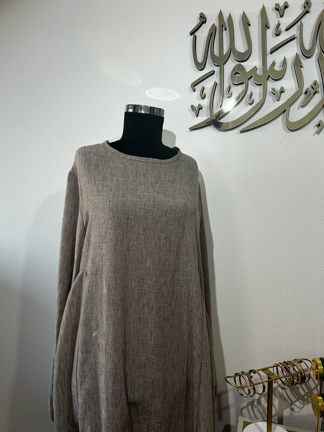Beige Dress